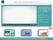 Tablet Screenshot of cursosonlinetdah.com